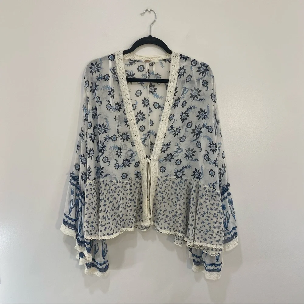 Free People Placed‎ Print Lola Jacket Kimono - Picture 5 of 9
